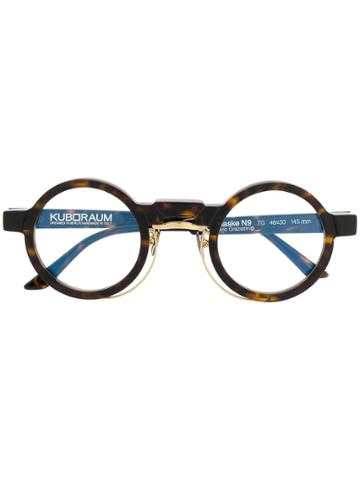 Kuboraum Oversized Glasses - Brown