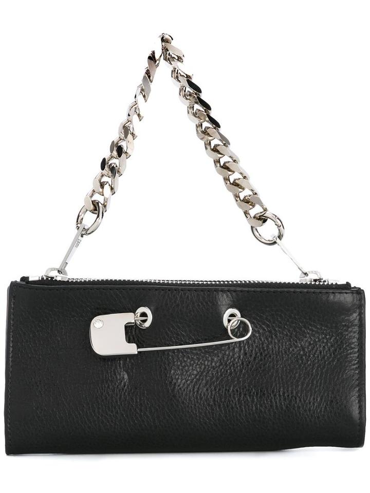 Sonia By Sonia Rykiel Safety Pin Detail Clutch, Women's, Black