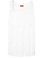 Missoni - Knit Fringed Top - Women - Rayon - 38, White, Rayon