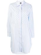 Lorena Antoniazzi Striped Long Shirt - White