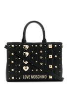 Love Moschino Stud Embellished Tote Bag - Black