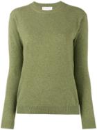 Alexandra Golovanoff Khaki Virgile Cashmere Jumper - Green