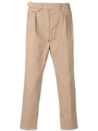 Lardini Straight Plain Trousers - Nude & Neutrals