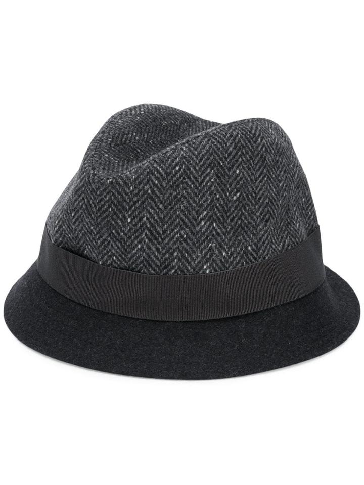 Fabiana Filippi Patterned Hat - Grey