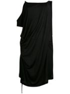 Ann Demeulemeester - Long Shoulder-detail Top - Women - Viscose - 36, Black, Viscose