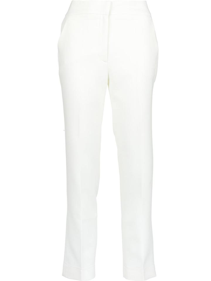 Egrey Straight Tailored Trousers - White