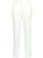 Egrey Straight Tailored Trousers - White