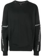 Versus Branded Bands Sweater - Black