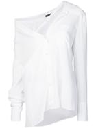 Ann Demeulemeester Alexis Button Down Blouse - White