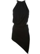 Anthony Vaccarello Asymmetric Mini Dress