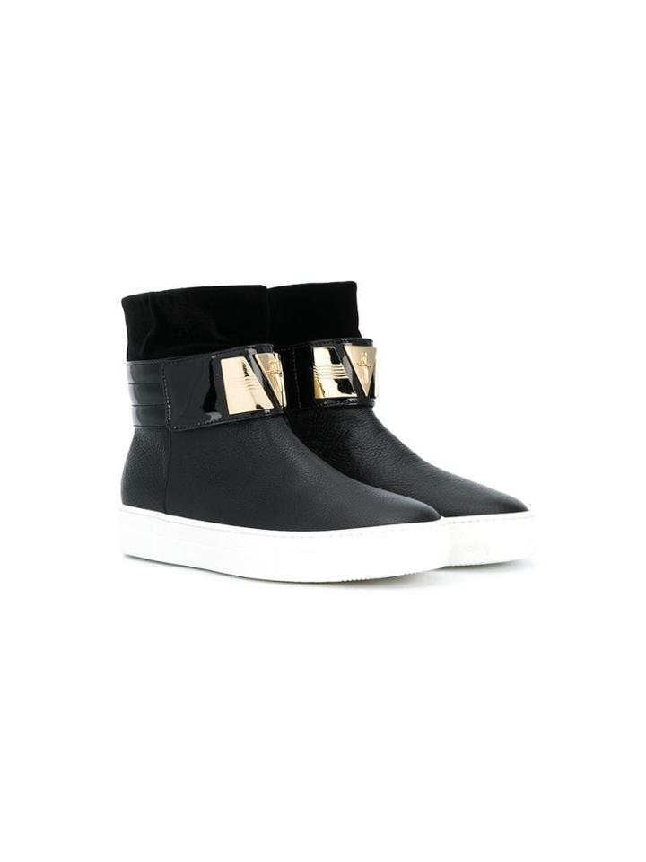 Cesare Paciotti Kids Cesare Paciotti Kids 51764v1t Nero Goat Skin/calf
