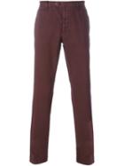Etro Classic Chinos, Men's, Size: 46, Pink/purple, Cotton/cashmere