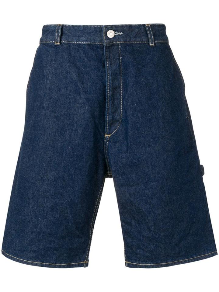 Haikure Loose-fit Denim Shorts - Blue
