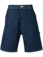 Haikure Loose-fit Denim Shorts - Blue