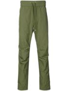John Elliott High Rise Track Trousers - Green