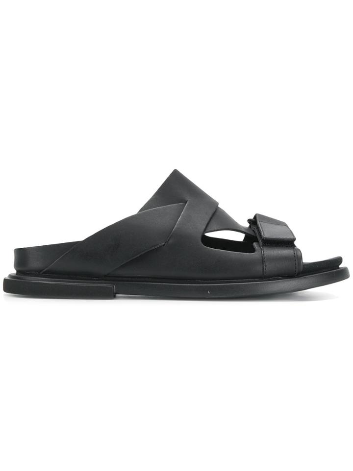 Camper Asymmetric Strappy Edo Sandals - Black