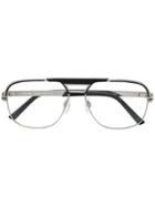 Cazal Classic Square Glasses - Silver