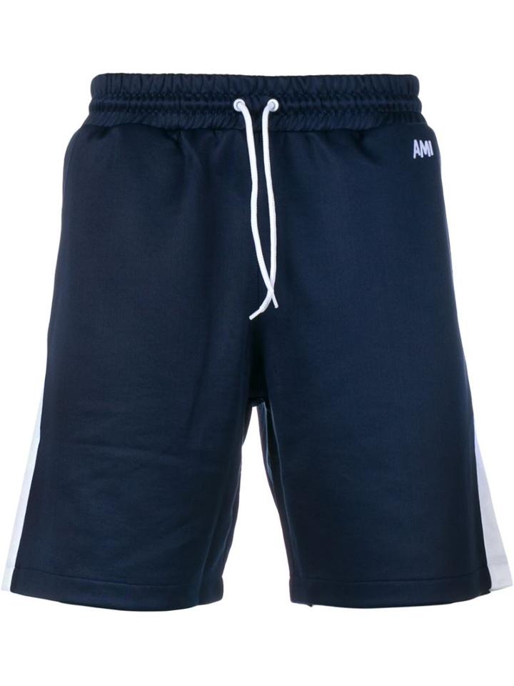 Ami Alexandre Mattiussi Striped Sweatshorts