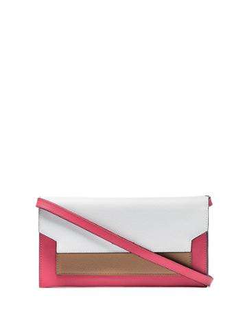 Marni Pink Porta Tricolour Front Flap Mini Bag - Z197 White Pink Camel
