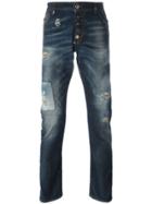 Philipp Plein 'diggin' Straight Leg Jeans - Blue
