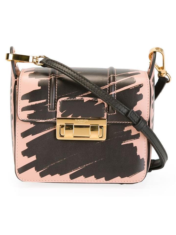 Lanvin Jiji Crossbody Bag, Women's, Pink/purple, Leather
