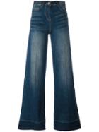 Twin-set Wide-legged Jeans, Women's, Size: 25, Blue, Cotton/spandex/elastane