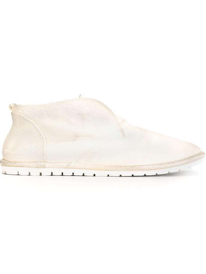 Marsèll Laceless Desert Boots, Men's, Size: 42.5, White, Leather/rubber