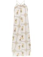 Osklen Midi Printed Dress - White