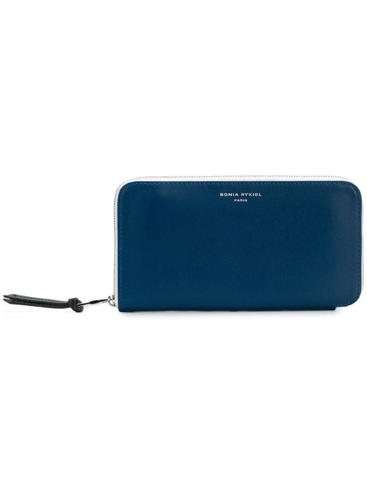 Sonia Rykiel Zip Around Wallet - Blue