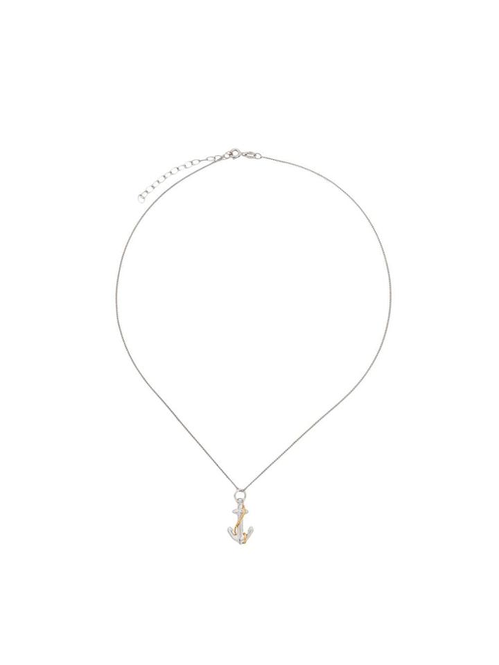 True Rocks Anchor Necklace - Silver