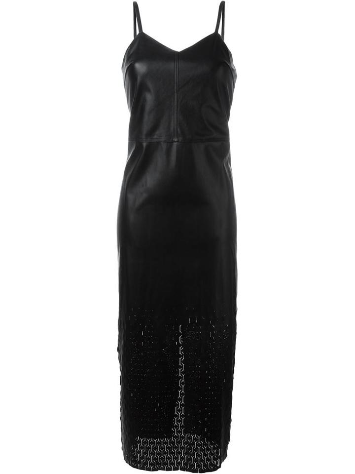 Opening Ceremony Rear Slit Cut-out Detailing Dress