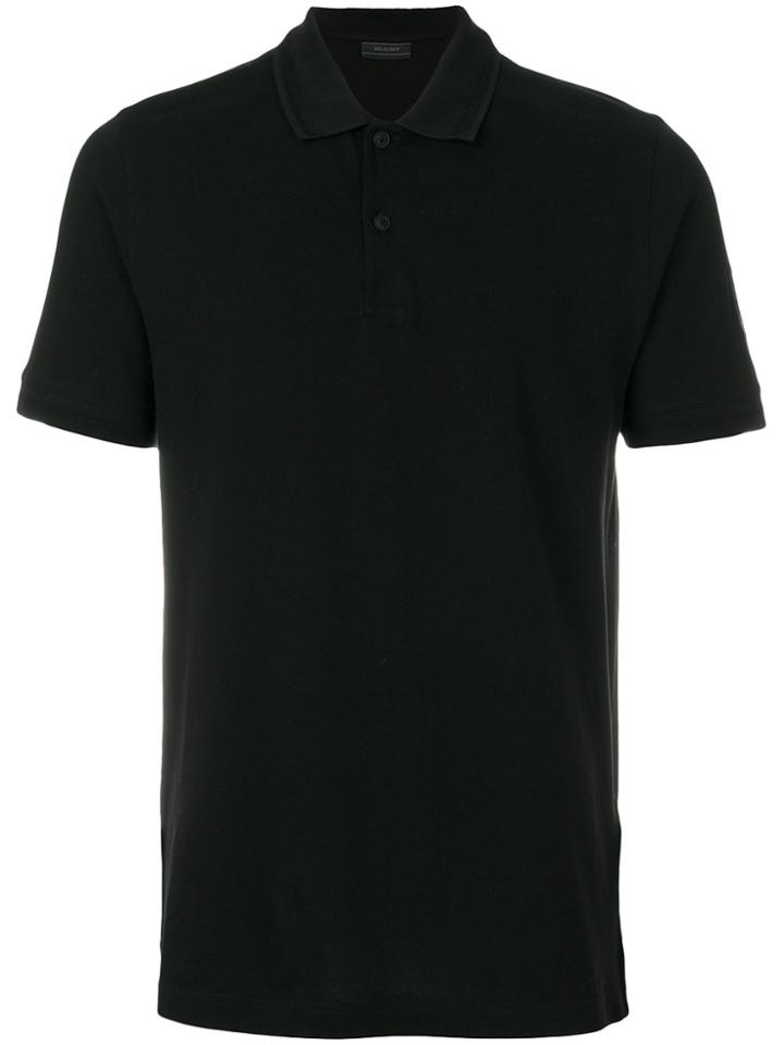 Belstaff Logo Patch Polo Shirt - Black