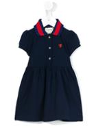 Gucci Kids - Contrast Collar Dress - Kids - Cotton/spandex/elastane - 24-36 Mth, Blue