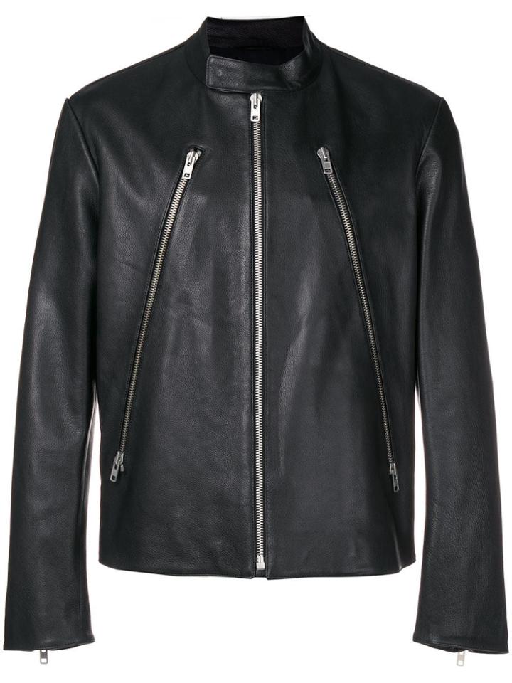 Maison Margiela Slim Fit Biker Jacket - Black