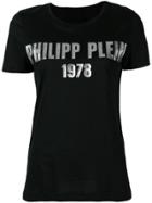 Philipp Plein Metallic 1978 Logo T-shirt - Black