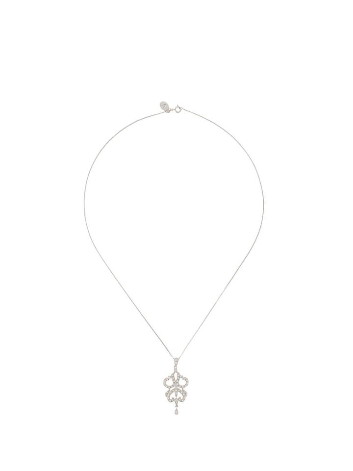 V Jewellery Taylor Pendant Necklace - Metallic