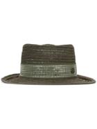 Maison Michel Straw Hat, Women's, Size: Medium, Green, Straw