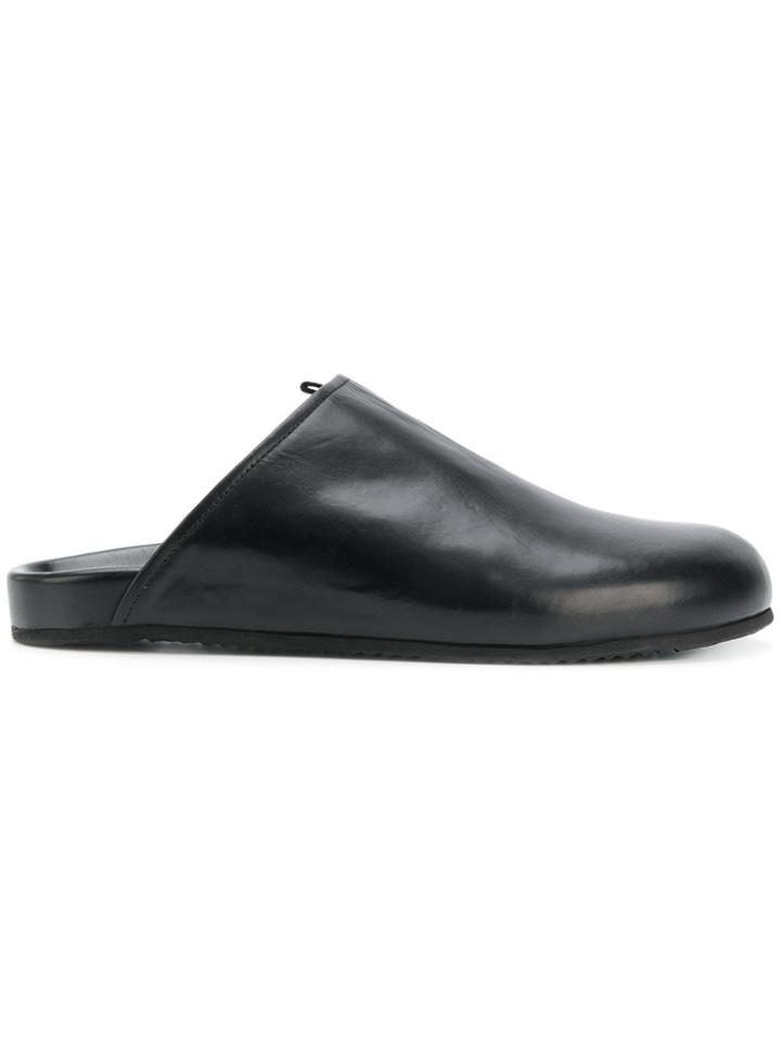 Damir Doma Round Slip-on Slippers - Black