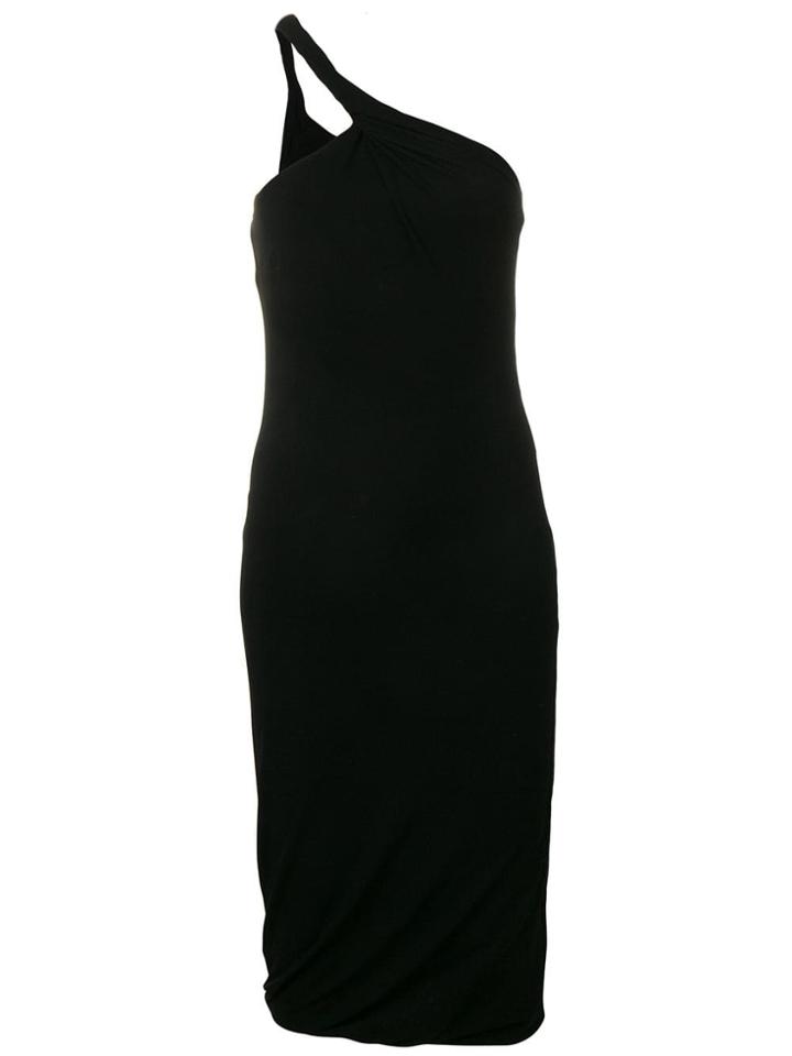 Tom Ford One-shoulder Midi Dress - Black