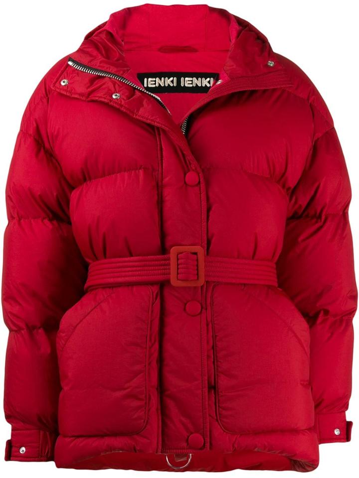 Ienki Ienki Michlin Hooded Puffer Jacket - Red