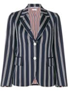 Thom Browne Repp Stripe Narrow Sport Coat - Blue
