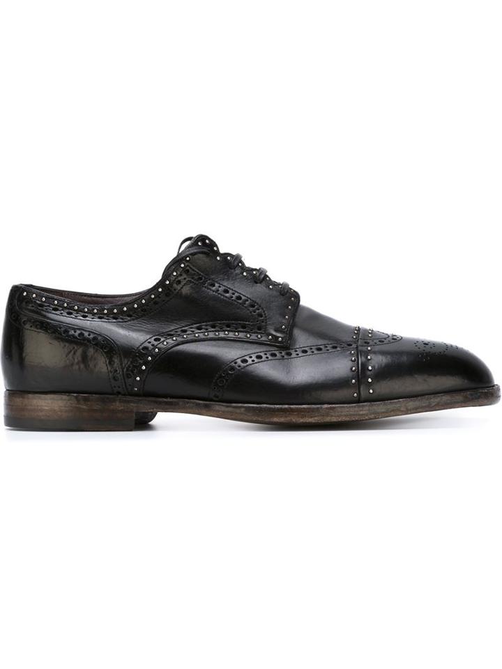 Dolce & Gabbana Studded Brogue Shoes