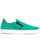 Mr. Hare Llewelyn Slip-on Sneakers, Men's, Size: 11, Green, Suede/leather/rubber