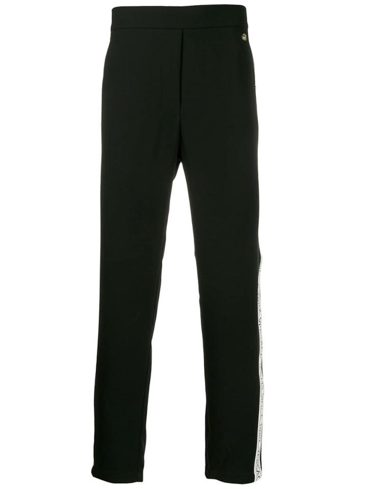 Versace Jeans Logo Tape Trousers - Black
