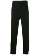 Versace Jeans Logo Tape Trousers - Black