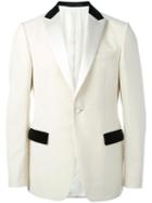 Z Zegna Tuxedo Blazer, Men's, Size: 48, Nude/neutrals, Wool/cupro