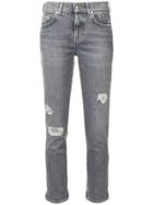 7 For All Mankind Distressed Jeans - Grey