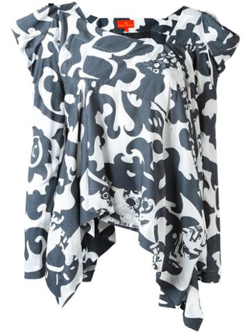 Vivienne Westwood Red Label Asymmetrical Ruffled Blouse
