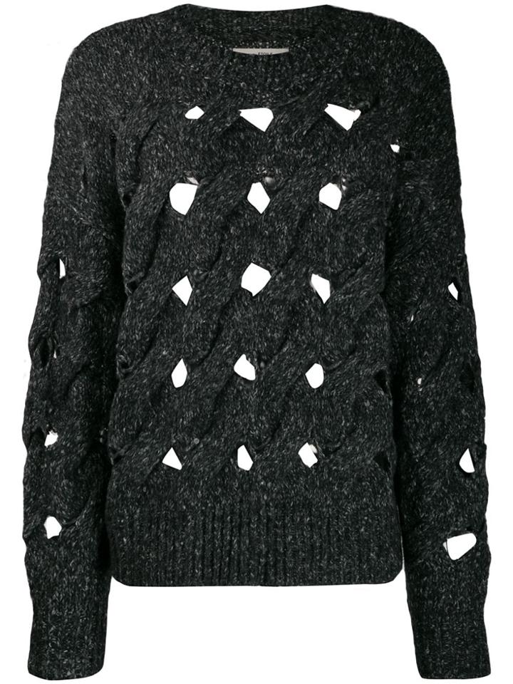 Isabel Marant Étoile Sesley Open-knit Jumper - Grey