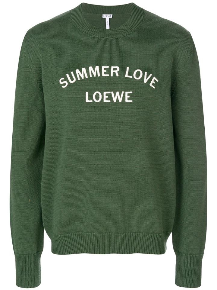 Loewe Summer Love Sweater - Green